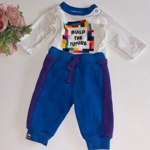 LEGO NEWBORN SET LEGO BODYSUIT AND SWEATPANTS NEWBORN LEGO SET UNISEX LEgo